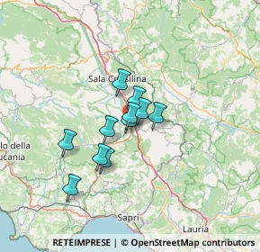 Mappa Via Tempa Molino, 84032 Buonabitacolo SA, Italia (9.63727)