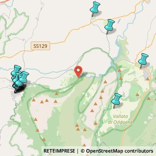 Mappa Strada per Valle di Lanaittu, 08025 Oliena NU, Italia (7.4095)