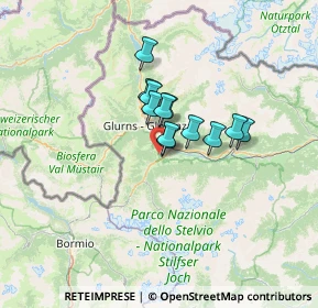 Mappa Trentino, 39026 Prato Allo Stelvio BZ, Italia (7.72833)
