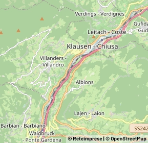 Mappa 39040 Chiusa BZ, Italia (1.785)