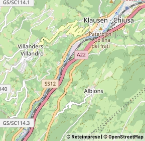 Mappa 39040 Chiusa BZ, Italia (0.86364)