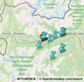 Mappa Via della Frana, 39021 Laces BZ, Italia (8.60154)