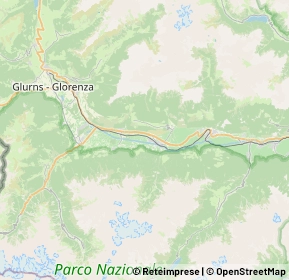 Mappa 39023 Lasa BZ, Italia (8.5325)