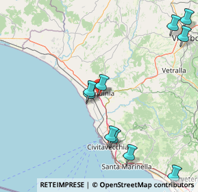 Mappa Via Giovanni Falcone, 01016 Tarquinia VT, Italia (23.2525)