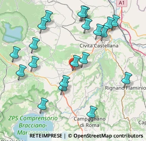 Mappa Via Protomartiri D'Occidente, 01036 Nepi VT, Italia (9.526)
