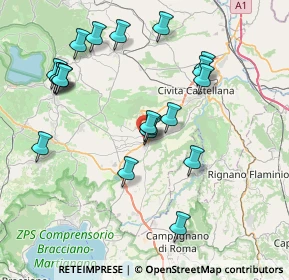 Mappa Via Protomartiri D'Occidente, 01036 Nepi VT, Italia (8.419)