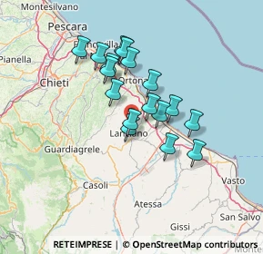 Mappa Contrada Santa Croce, 66034 Lanciano CH, Italia (11.35588)