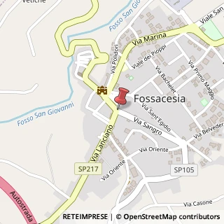 Mappa Via Sangro, 3, 66022 Fossacesia, Chieti (Abruzzo)