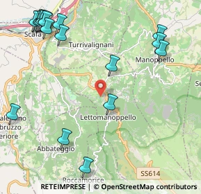 Mappa Via Provinciale per Scafa, 65020 Lettomanoppello PE, Italia (3.12)