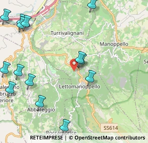 Mappa Via Provinciale per Scafa, 65020 Lettomanoppello PE, Italia (2.95286)