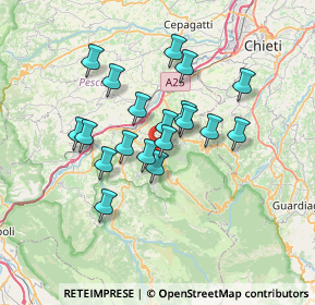 Mappa Via Provinciale per Scafa, 65020 Lettomanoppello PE, Italia (5.84842)