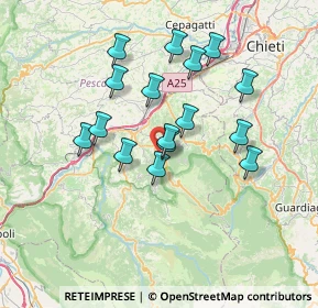 Mappa Via Provinciale per Scafa, 65020 Lettomanoppello PE, Italia (6.49063)