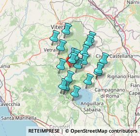 Mappa Via Capranica Scalo, 01012 Capranica VT, Italia (9.4645)