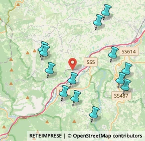 Mappa Via delle Grazie, 65029 Torre De' Passeri PE, Italia (4.64385)