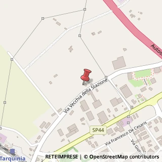 Mappa Via Vecchia della Stazione, 14, 01016 Tarquinia, Viterbo (Lazio)