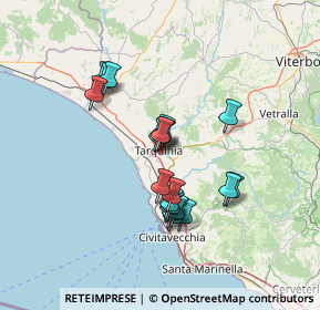 Mappa Piazza Aldo Moro, 01016 Tarquinia VT, Italia (12.308)