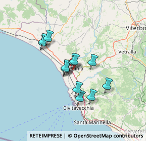 Mappa Piazza Aldo Moro, 01016 Tarquinia VT, Italia (10.61308)