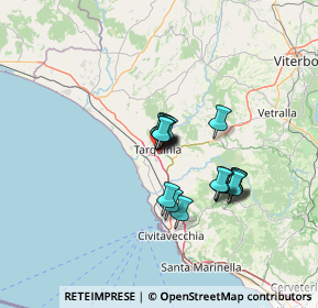 Mappa Piazza Aldo Moro, 01016 Tarquinia VT, Italia (9.89)