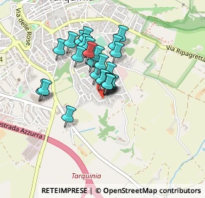 Mappa Piazza Aldo Moro, 01016 Tarquinia VT, Italia (0.32963)