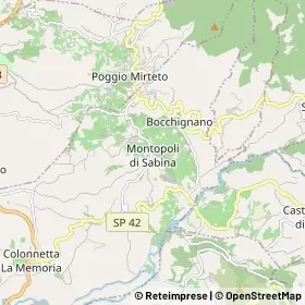 Mappa Montopoli di Sabina