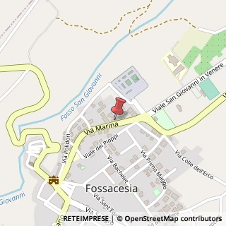 Mappa Via della Marina, 75, 66022 Fossacesia, Chieti (Abruzzo)