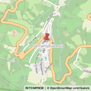 Mappa Via Roma, 30, 65025 Serramonacesca, Pescara (Abruzzo)