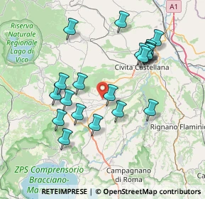 Mappa Via degli Orti, 01036 Nepi VT, Italia (7.7285)