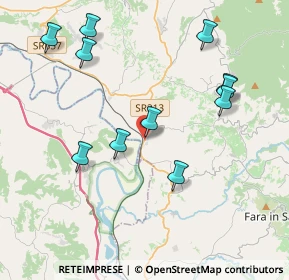 Mappa Via Dogana, 02047 Poggio Mirteto Scalo RI, Italia (4.43091)