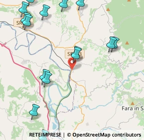 Mappa Via Dogana, 02047 Poggio Mirteto Scalo RI, Italia (5.762)