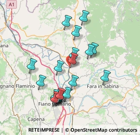 Mappa Via Dogana, 02047 Poggio Mirteto Scalo RI, Italia (7.424)