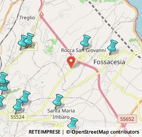Mappa Contrada Perazza, 66020 Rocca San Giovanni CH, Italia (3.55692)