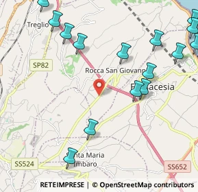 Mappa Contrada Perazza, 66020 Rocca San Giovanni CH, Italia (3.317)