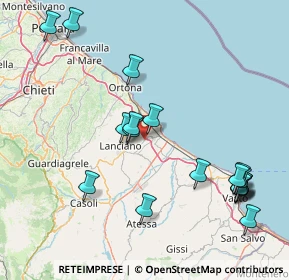 Mappa Contrada Perazza, 66020 Rocca San Giovanni CH, Italia (19.58105)