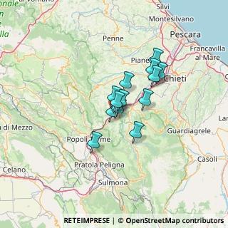 Mappa Via Cesare Battisti, 65029 Torre De' Passeri PE, Italia (8.80923)