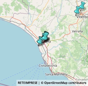 Mappa Via Vigna del Piano, 01016 Tarquinia VT, Italia (7.65273)