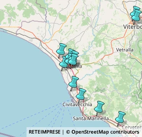 Mappa Via Vigna del Piano, 01016 Tarquinia VT, Italia (14.61917)