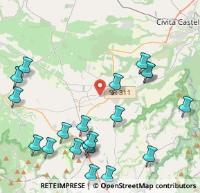 Mappa Strada Vicinale Fioretto Valle, 01036 Nepi VT, Italia (5.4245)