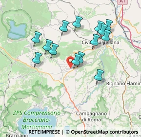 Mappa Strada Vicinale Fioretto Valle, 01036 Nepi VT, Italia (7.29214)