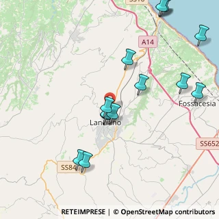 Mappa Via Olmo di Riccio, 66034 Lanciano CH, Italia (5.03143)