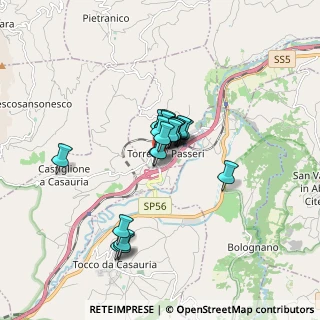 Mappa Via Fara Vecchia, 65029 Torre De' Passeri PE, Italia (1.136)