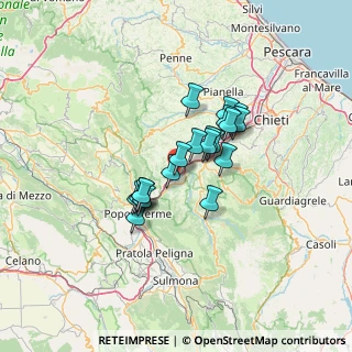 Mappa Via Fara Vecchia, 65029 Torre De' Passeri PE, Italia (9.8065)
