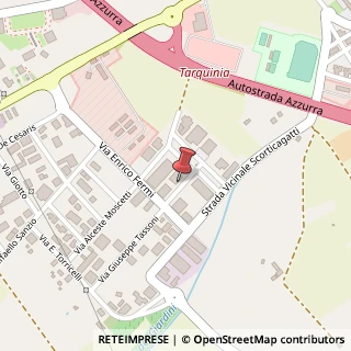 Mappa Via Giuseppe Tassoni, 18, 01016 Tarquinia, Viterbo (Lazio)