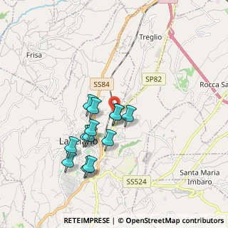 Mappa Zona Industriale di via per treglio SNC Località, 66034 Lanciano CH, Italia (1.66462)
