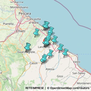 Mappa Zona Industriale di via per treglio SNC Località, 66034 Lanciano CH, Italia (9.63056)