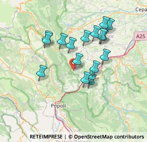 Mappa Via Principale, 65020 Pescosansonesco PE, Italia (6.57176)