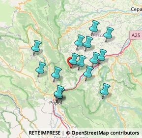 Mappa Via Principale, 65020 Pescosansonesco PE, Italia (6.45563)
