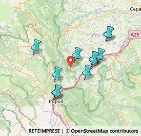 Mappa Via Principale, 65020 Pescosansonesco PE, Italia (6.68545)