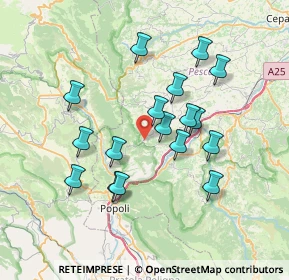 Mappa Via Principale, 65020 Pescosansonesco PE, Italia (6.88118)