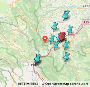 Mappa Via Principale, 65020 Pescosansonesco PE, Italia (7.05176)