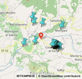 Mappa Via Ficoccelli, 02031 Castelnuovo di Farfa RI, Italia (1.634)